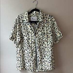 Tombolo Floral Short Sleeve Shirt - Small - Resort, Lightweight, Summer